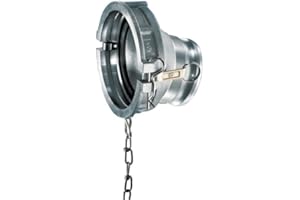 Kuriyama TCDA-A4030 Aluminum Cam and Groove Coupling, API, 4" Female Coupler x 3" Male Adapter, 150 PSI