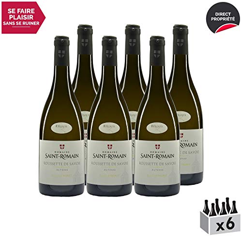 Roussette de Savoie cru Jongieux Altesse Blanc 2017 - Domaine Saint-Romain - Vin AOC Blanc de Savoie - Bugey - Cépage…