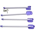 Btibpse Folding Legs for Small Table Portable Laptop Table with Foldable Legs - Perfect for Bed & Small Spaces Set of 4