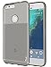 Google Pixel XL Case, Tauri [Scratch Resistant] Ultra Slim Thin Clear Flexible Soft TPU Protective Case Cover for Google Pixel XL - Smoke Black