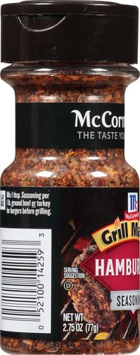 MCCORMICK GRILL MATES HAMBURGER SEASONING, 2.75 OZ