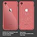 iPhone XR Case,RORSOU Clear Hard 9H Tempered Glass Back Cover [Anti-Scratch] + Soft TPU Bumper [Slim Thin] Premium Hybrid Protective Case for Apple iPhone XR 6.1 Inch (2018) - Crystal Clear