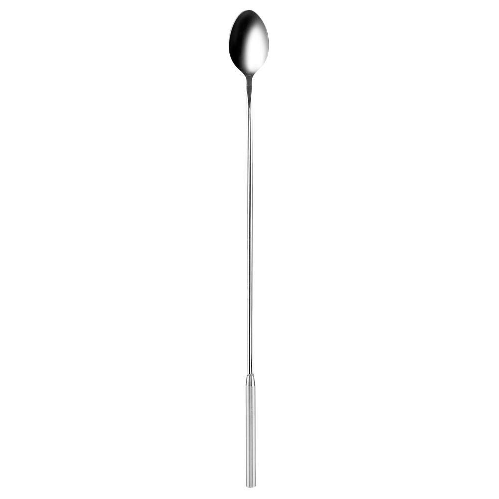 1Pc 12.5in Cocktail Mixing Spoon Stainless Steel Mixing Spoon Professional Cocktail Teardrop Shaker Bar Spoons with Smooth Long Handle Spoons Spoons
