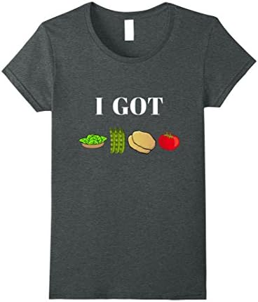Womens I Got Greens Beans Potatoes Tomatoes Funny T Shirt Medium Dark Heather