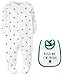 Carter's Unisex Baby 2 Piece St. Patrick's Day Bodysuits/Bib Set (Baby) - White