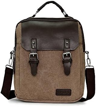 Laptop Backpack,Movement Fashion Vintage Canvas Multi-Function Bag For Men and Women - Brown