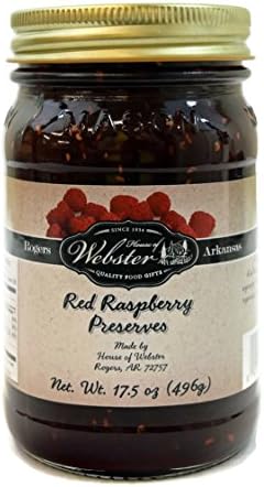 House of Webster Red Raspberry Preserves 17.5 oz
