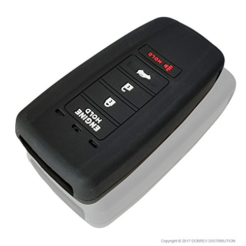Massimiliano Incas Dobrev 5 Buttons Silicone Smart Key Case Rubber Cover Skin Fob Holder for Acura MDX RDX RLX ILX TLX Smart Key