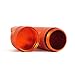 ALTTIMERY Outdoor Waterproof Capsule Seal Bottle Holder Case Container Dry Box Survival EDC Tool (Orange)