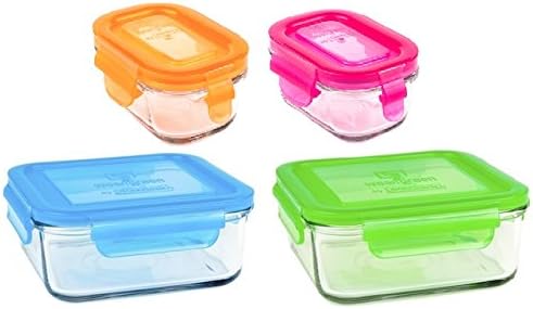 Wean Green Salad Set (4, Meal Cubes and Wean Tubs)