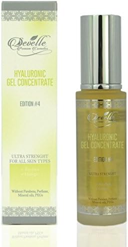Hyaluronic Acid Anti Ageing Gel I Moisturising Hyaluronic Acid Facial Care with Rooibos Ginkgo | 50 ml Hyaluronic Gel Concentrate Edition 4 I Made in Germany