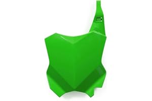 Acerbis Front Number Plate (Green) for 17-18 Kawasaki KX250F, 2449390006, One Size