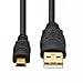 Mediabridge USB 2.0 - Mini-USB to USB Cable (4 Feet) - High-Speed A Male to Mini B with Gold-Plated Connectors