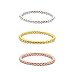 LEMON GRASS Sterling Silver Beaded Stacking Eternity Bump Stackable Rings Wedding Bands Midi Rings Size 5-8