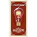 Globe Electric 31325 60W Vintage Edison A19 Quad Loop Incandescent Filament Light Bulb 3-Pack, E26 Base, 245 Lumens