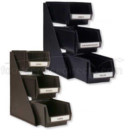 Blk Stand Tier W/3 Bin, 350 Ct -- 1 Count