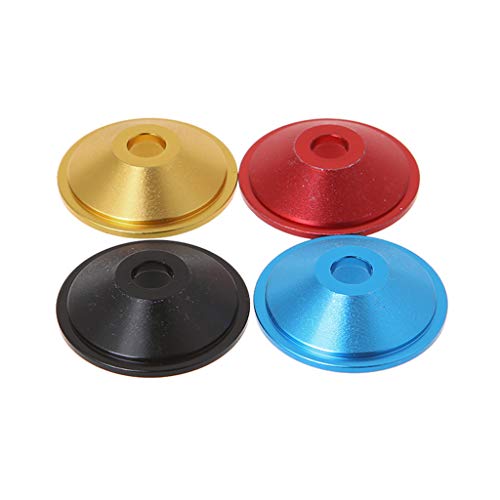 Misright Bicycle Headset Cap Front Fork Stem Top Caps Bowl Steering Tube for Cycling MTB Bike Parts Road Bikes Supplies (BK)
