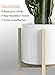 Mid Century Modern Plant Stand – Fits Large 12 & 13 Inch Planter Pots (NOT Included) – Handmade Wood Standing Holder for Indoor House Plants and Outdoor Patio Deck – Clear Coat Pine Colorthumb 3