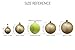 Sea Team 30ct Christmas Ball Ornaments Shatterproof Christmas Tree Baubles Decorations with Tied Strings for Holiday Wedding Party Decor, Glitters-free Easy to Clean, 1.97