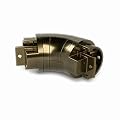 0-60-degree Universal Stair Bend, Antique Brass Finish, for Promenaid Handrail System Only