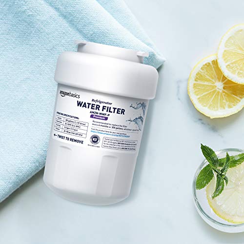 Amazon Basics Replacement GE MWF Refrigerator Water Filter Cartridge