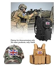2 PCS AliPlus UK United Kingdom Flag Patches IR