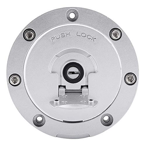 KIMISS Fuel Gas Tank Lock, Stainless Steel Motorcycle Fuel Gas Tank Cap