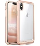 SUPCASE [Unicorn Beetle Style] Case Designed for iPhone X, iPhone XS, Premium Hybrid Protective Clear Case for Apple iPhone X 2017/ iPhone XS 2018 Release (BlushGold)