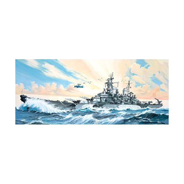 Revell Modellbausatz Schiff 1:535 - Schlachtschiff USS MISSOURI im Maßstab 1:535, Level 4, originalgetreue Nachbildung… – Bild 6