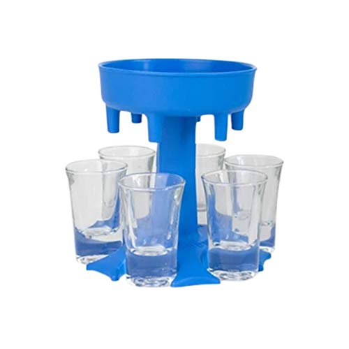 6 Shot+Glass+Dispenser+Holder+Cocktail