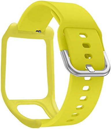 Replacement Wristband - Silicone Watch Band - Adjustable Replacement Wristband - Sports Watch Strap -Smart Bracelet Accessory, For TOMTOM Runner3 & TOMTOM Adventurer (160mm-235mm)