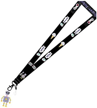 fightingeveryone1O Lanyard Neck Strap for Mobile Phone,ID Card holder,keys,Keychain Holder,Lanyards with Safety Breakaway Clip for Business Exhibition Office Group Students Adults.