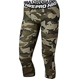 Nike Men's Pro 3/4 Length Camo Compression Tights