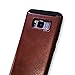 Ringke Flex S Compatible with Galaxy S8 Case Classy Slim Look Flexible TPU Premium Hard PC Leather Hybrid Protection Non Slip Tactile Grip Scratch Resistant for Samsung Galaxy S8 (2017) - Brown