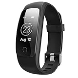 Willful Fitness Tracker, SW331 Fitness Watch Waterproof Pedometer Activity Tracker with Heart Rate Monitor Multiple Sports Mode Sleep Monitor Step Counter Calorie Stop Watch Alarms for Men Women Kids