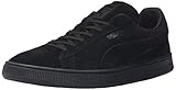 PUMA Men's Suede Emboss Iced Fashion Sneakers, Black, 11 D US