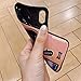 iPhone 8 Plus Shiny Shockproof Ring Stand Case,Aulzaju iPhone 7 Plus Super Bling Beauty Soft TPU Air Cushion Holographic Sparkle Case Cover for Girls Women(iphone 8 plus/7 plus 5.5 inch, Pink)