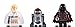 Happy Hama Star Wars Minifigures set of 8: Darth Vader Luke Skywalker Chewbacca Storm Troopers Darth Maul Chopper Pilot