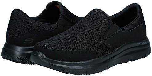 skechers for work men's flex advantage slip resistant mcallen slip on
