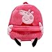 HXQ Peppa Pig Kid Backpacks,Plush Toy Preschoolers Little Bag for Boy and Girl