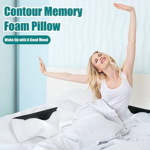 Ansontop Cervical Memory Foam Pillow, Cervical Pillows for Neck
