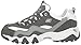 Skechers Sport Women's D'Lites 2.0 Under Control Fashion Sneaker, Gray/White, 10 M US