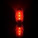 Raniaco 2-Pack LED Safety Flashing Lights for Running,Dog Walking and Cycling- Red