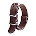Ritche Genuine Leather NATO Strap 18mm 20mm 24mm Replacement Watch Band
