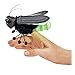 Folkmanis Mini Firefly Finger Puppet, Green, Black, 1 EA