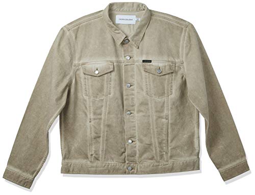 calvin klein men's denim trucker jacket
