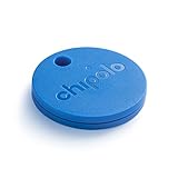 Chipolo PLUS Bluetooth Key Finder and Phone Finder - The loudest (100 dB) - Blue