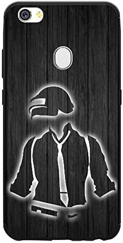 CaseRepublic Printed Back Cover Case Compatible for Oppo F7 / Oppo F7 Cases & Covers (Carbon Fiber Rugged Armor Black Color)