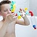 BubbleBee Bath Toys - 11 Piece Bath Toy Set, Top Selling Building STEM Toys, Toddler Bath Toys For Engaging Fun!