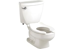 American Standard 2315228.020 Baby Devoro FloWise 10 Inch High Round Front Toilet (Seat is Sold Separately), 1.28 GPF, White